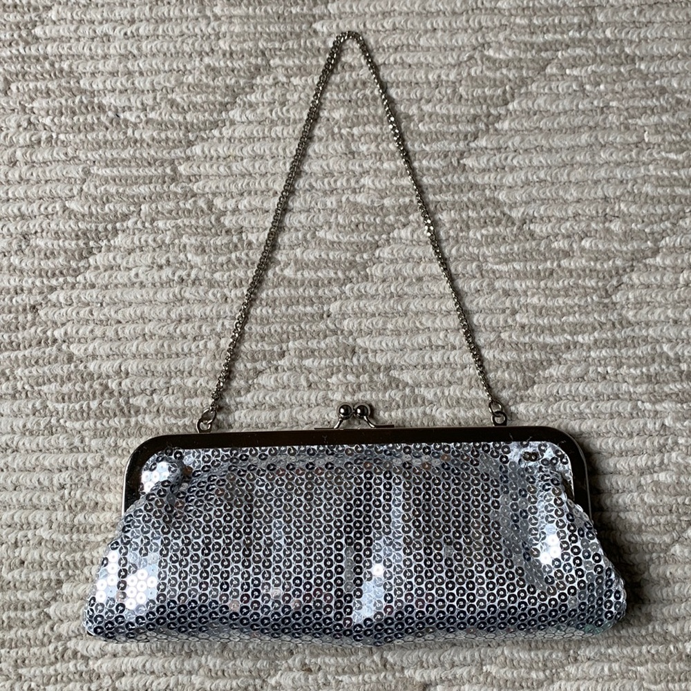 NWT Ann Taylor Loft sequin purse, small